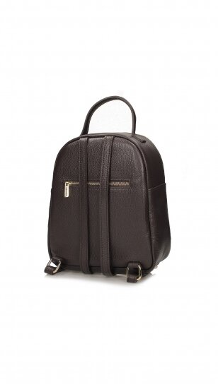 Brown Genuine Leather Backpack – TOSCANIO