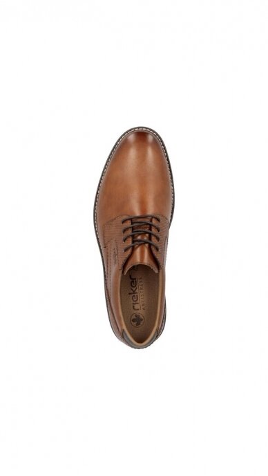 RIEKER brown classic lace-up shoes 3