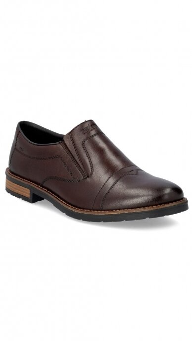 Brown classic shoes for men RIEKER