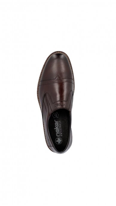 Brown classic shoes for men RIEKER 3