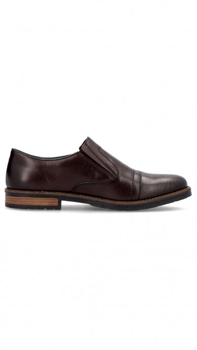 Brown classic shoes for men RIEKER 2