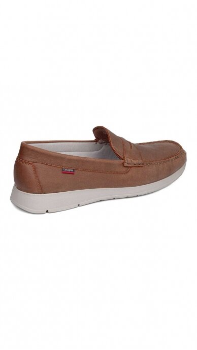 Brown moccasins for men CALLAGHAN 2