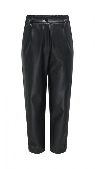 Faux leather pants with zipper - ONLY 3