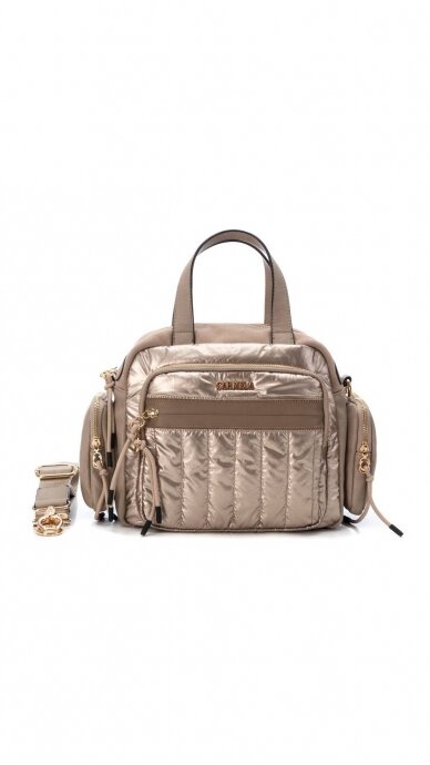 Beige handbag CARMELA