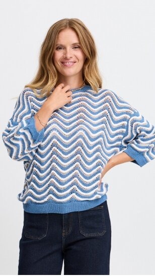 SORBET striped women's sweater