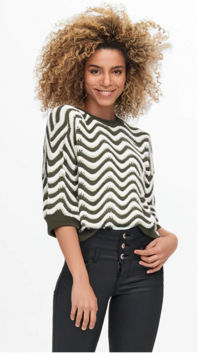 SORBET women's striped sweater