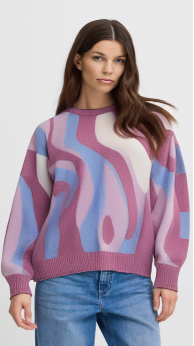 Colored sweater for women ICHI