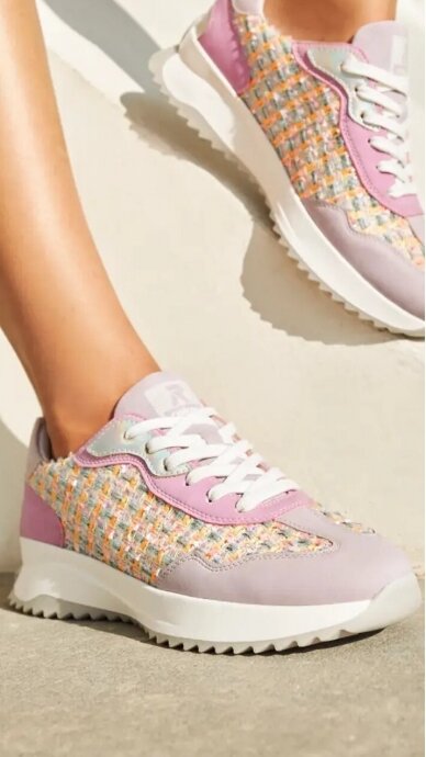 Colorful leisure shoes for women RIEKER