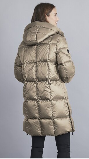 Stylish long down jacket with a hood - JUNGE