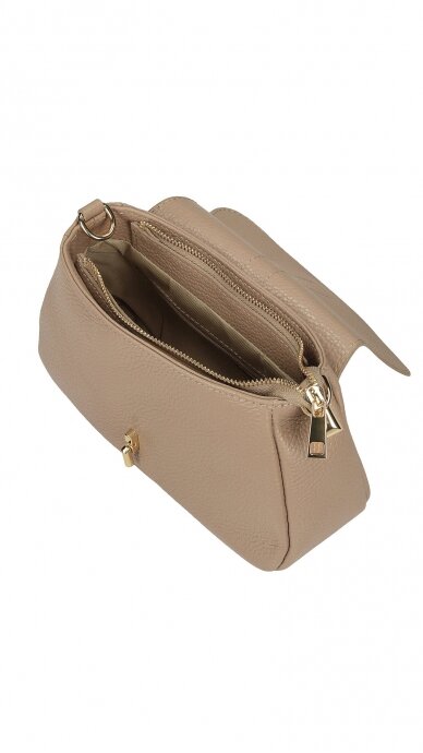 Stylish small leather handbag with long strap TOSCANIO 3