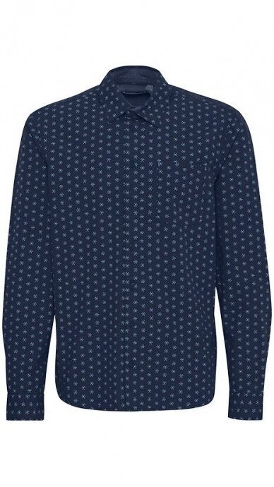 Stylish patterned long-sleeved shirt - BLEND 3