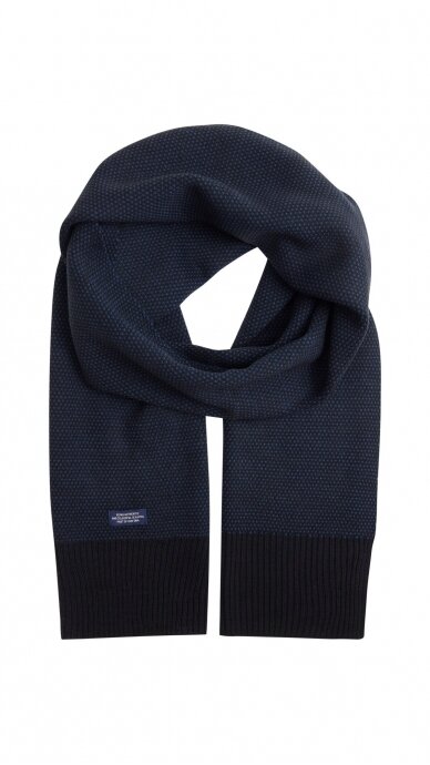 Dark blue men's scarf BLEND