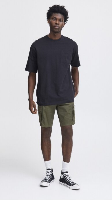 Dark green shorts for men BLEND 2