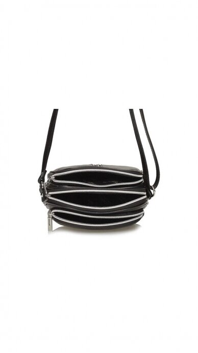 Small leather handbag TOSCANIO 915 BLACK 4