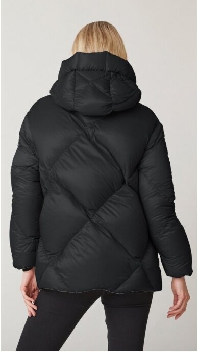 Short women's down jacket IRELAND BLACK 1