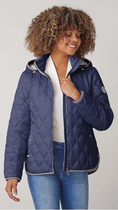 Short women's jacket JETTE NAVY