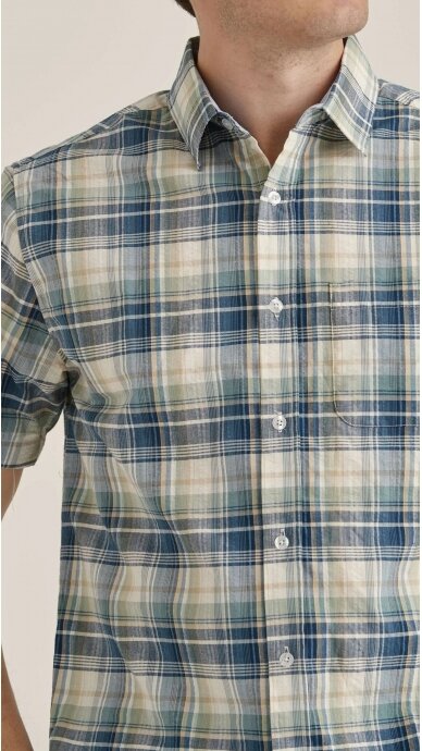 Men's short sleeve plaid shirt ERLA OF SWEDEN 3