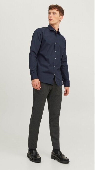 Men's long sleeve shirt JACK & JONES 12187222 NAVY 1