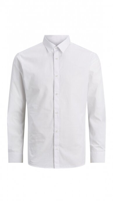 Men's long sleeve shirt JACK & JONES 12187222 WHITE 4