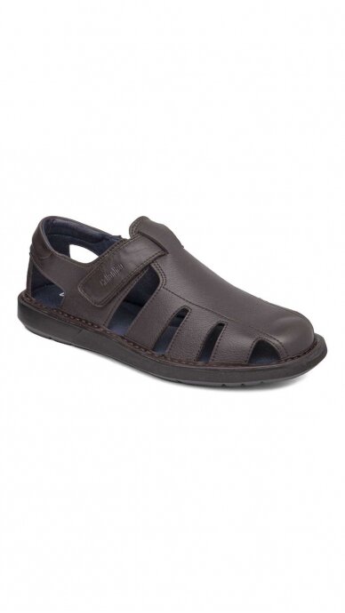 Men's brown sandals CALLAGHAN