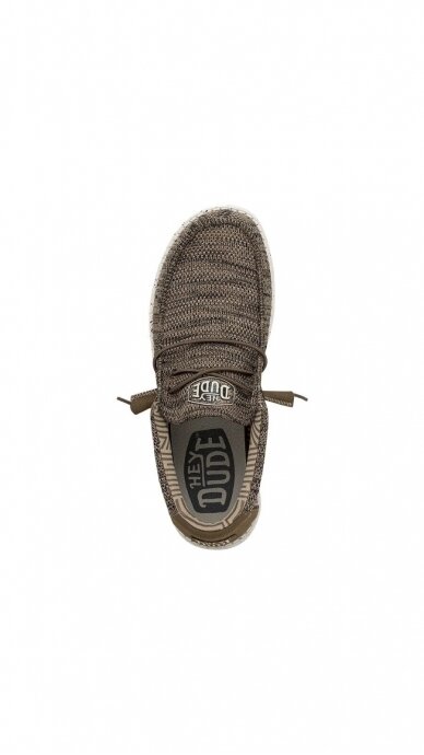 Men's textile moccasins HEY DUDE WALLY SOX 3